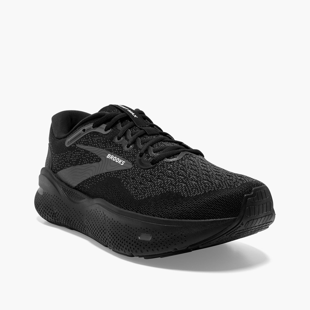 Chaussures Running Route Brooks Ghost Max Noir Femme | UMU-5920004